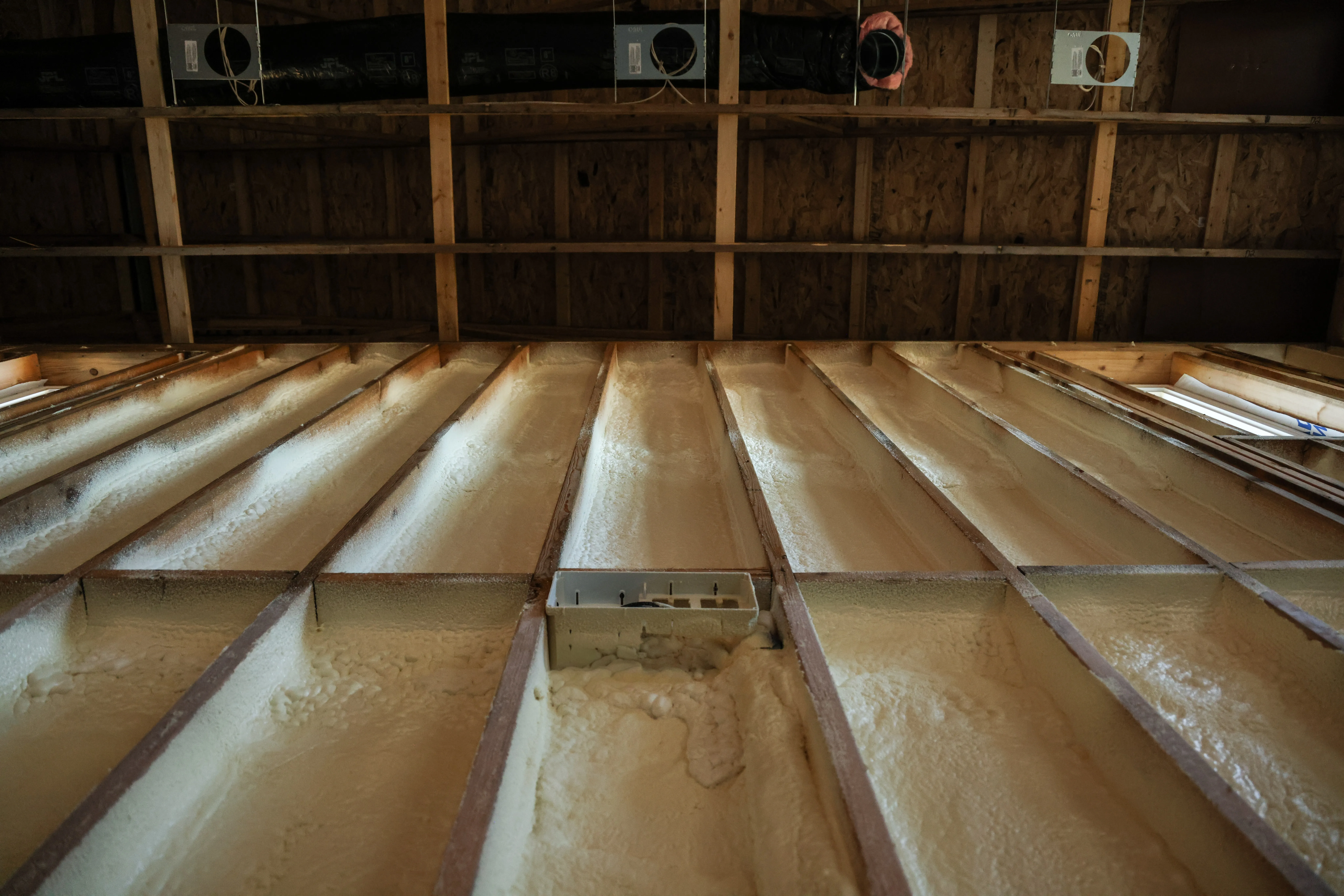 Preparing a spray foam insulation project