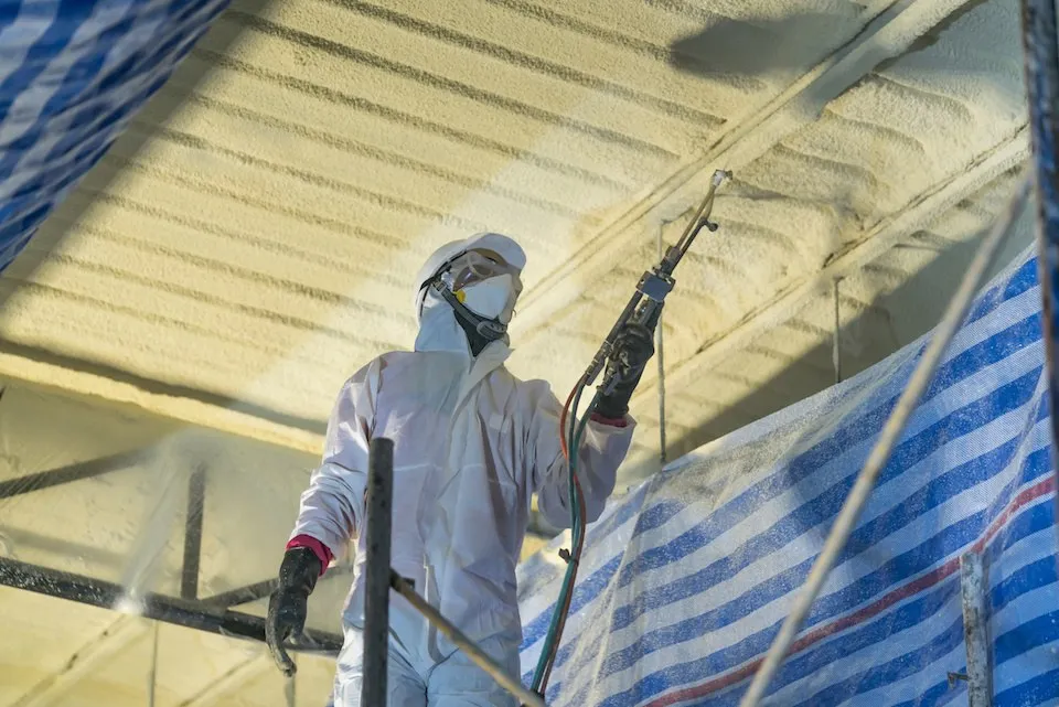 Attic Insulation installation detail